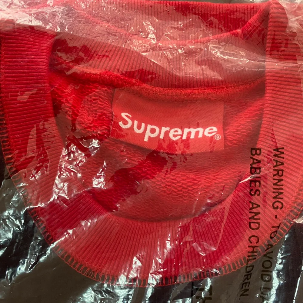 ‼️🥋RARE 2013 SUPREME X BRUCE LEE Crewneck Sweater from FW13 - RED Sz Large 🥋‼️ - Picture 4 of 8